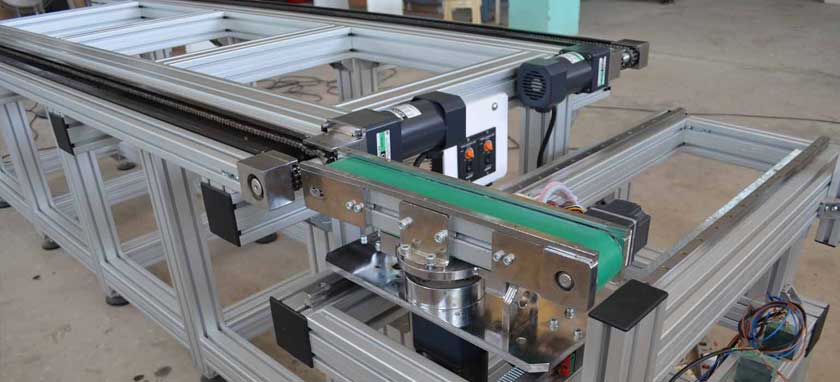 Aluminium machine structure